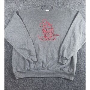 Vintage Disney Store Mickey Mouse Crewneck Sweatshirt XL Gray 90s 00s USA Made